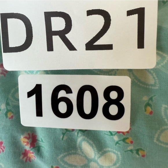 April Cornell county pocket Mint Floral Midi maxi Dress size L - Picture 10 of 10